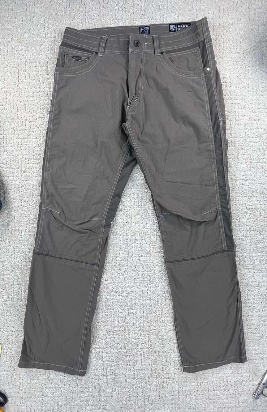 Kuhl Radikl Pants Size 32x30 Gray Hiking Outdoor Utility